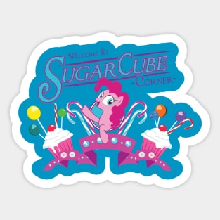 Sugar Cube Corner Sticker